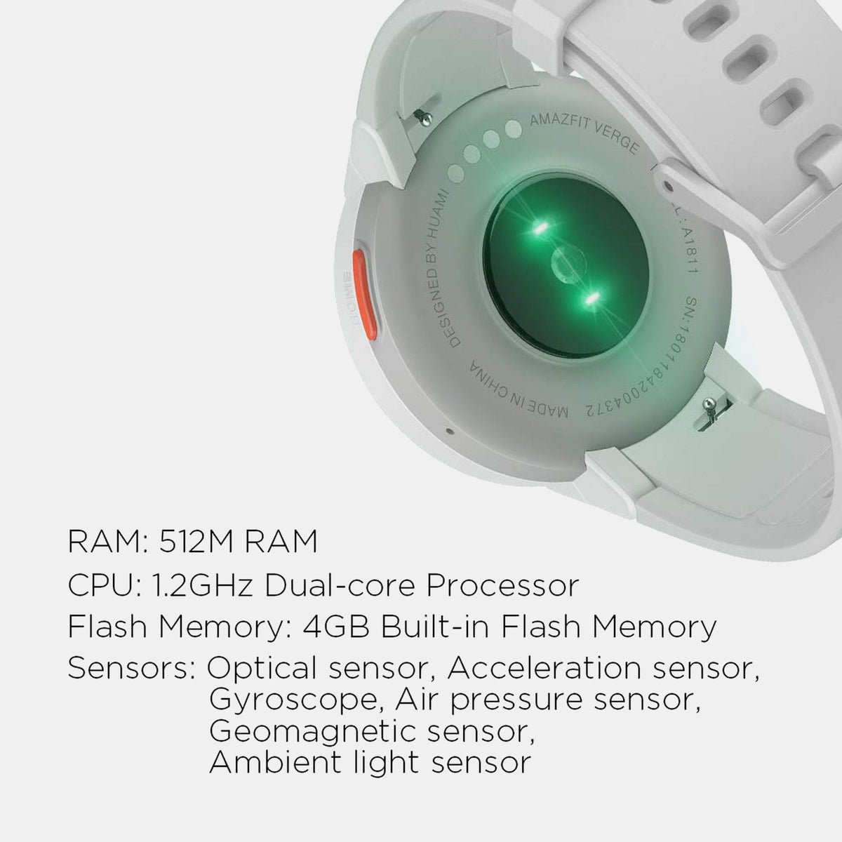 Verge Unisex Quartz White Dial Digital Silicone Watch Verge White