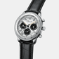 Vertu Panda Men Quartz Two Tone Dial Chronograph Leather Watch
