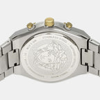V‑Code Men Quartz Black Dial Chronograph Stainless Steel Watch VESO01123