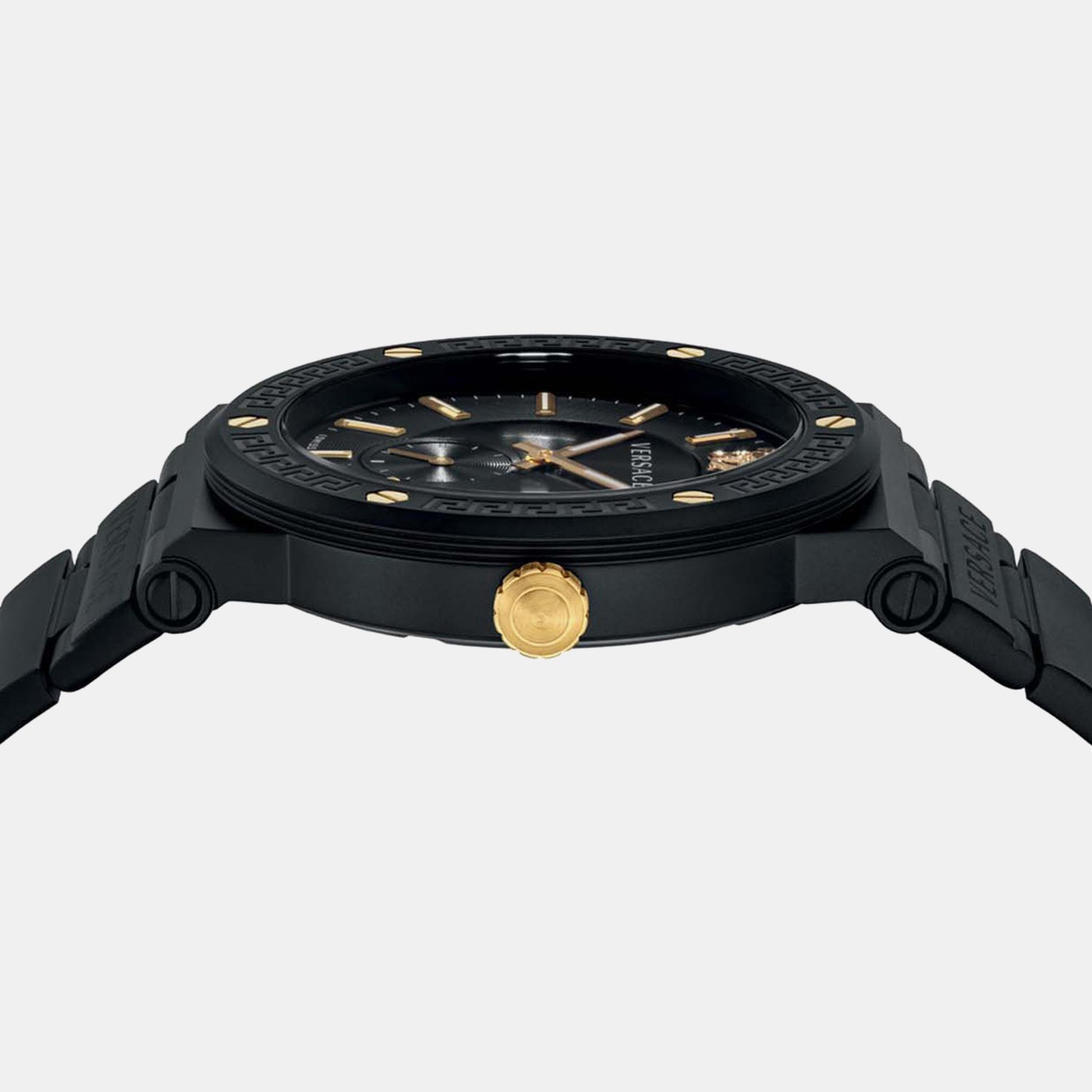 Men Quartz Black Dial Analog Stainless Steel Watch VEVI00620