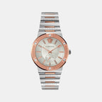 Greca Logo Men Quartz Silver Dial Analog Stainless Steel Watch VEVI00923