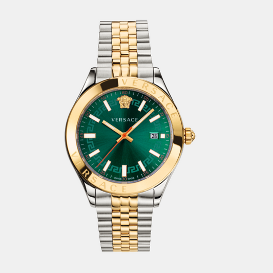 Male Green Analog Stainless Steel Watch VEVK00620