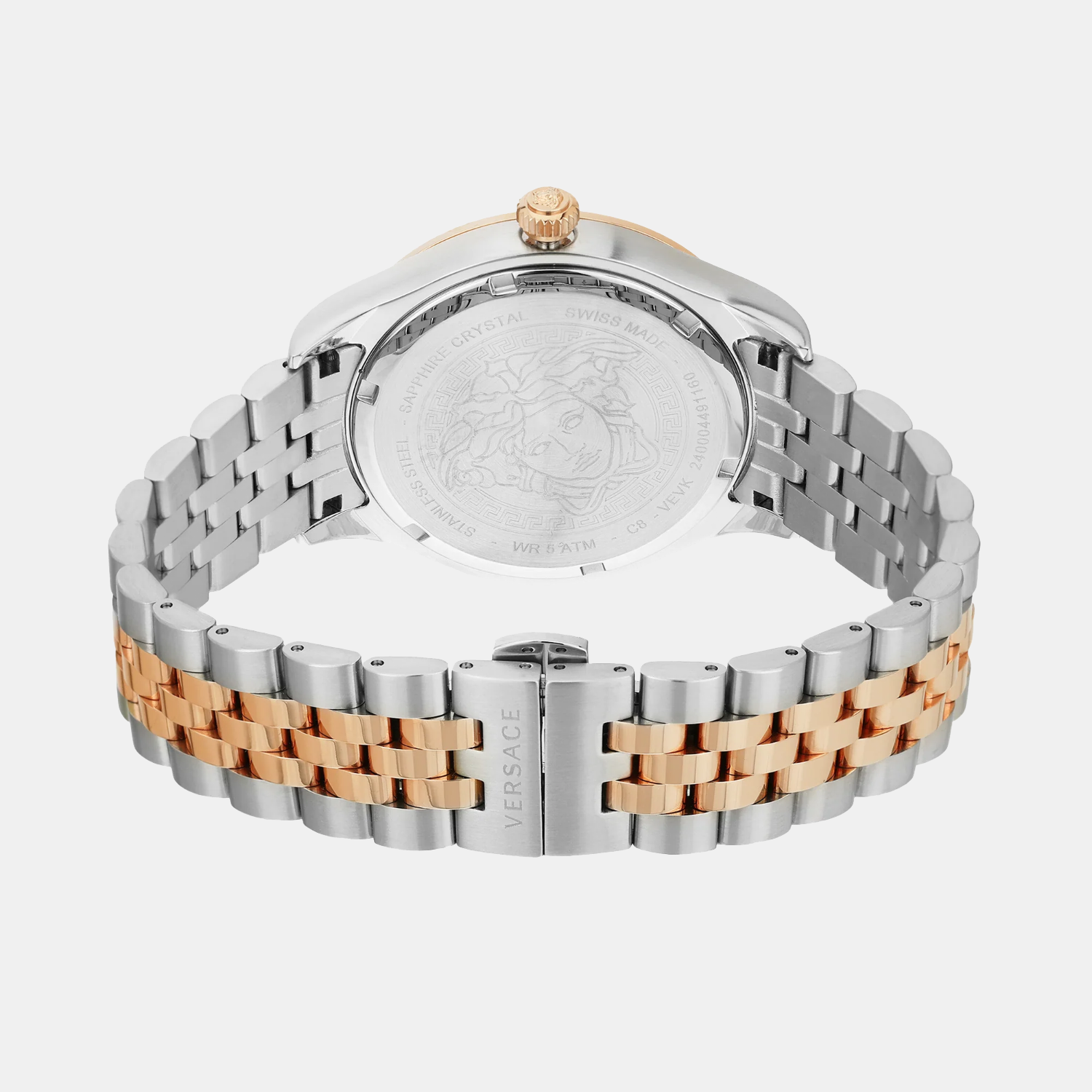 Hellenyium Men Quartz Green Dial Analog Stainless Steel Watch VEVK01324