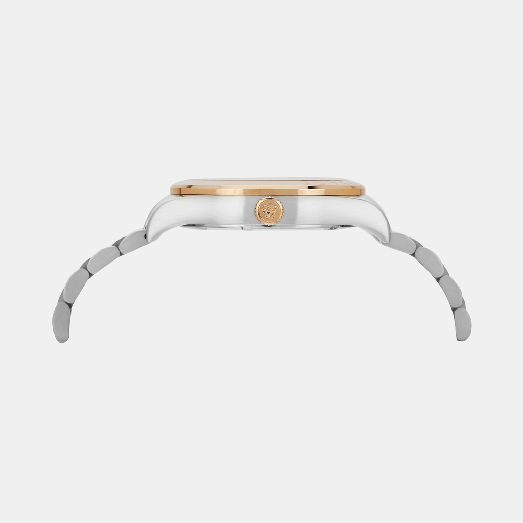 Hellenyium Men Quartz Green Dial Analog Stainless Steel Watch VEVK01324