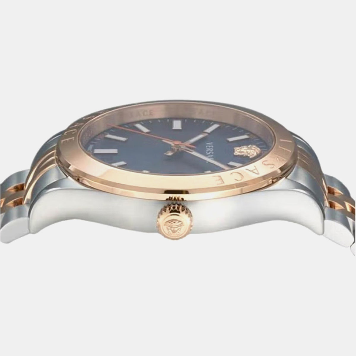 Hellenyium Men Quartz Blue Dial Analog Stainless Steel Watch VEVK01424