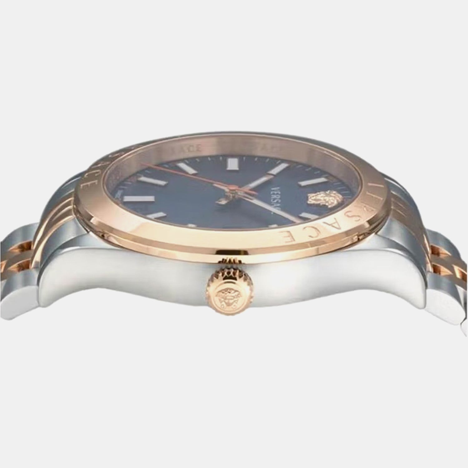 Hellenyium Men Quartz Blue Dial Analog Stainless Steel Watch VEVK01424