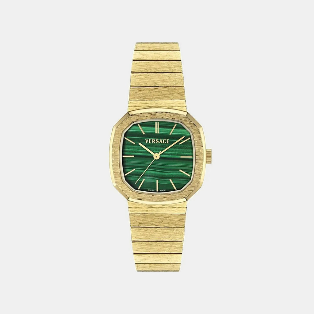 Progetto X Women Quartz Green Dial Analog Stainless Steel Watch VEYX00426