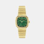 Progetto X Women Quartz Green Dial Analog Stainless Steel Watch VEYX00426