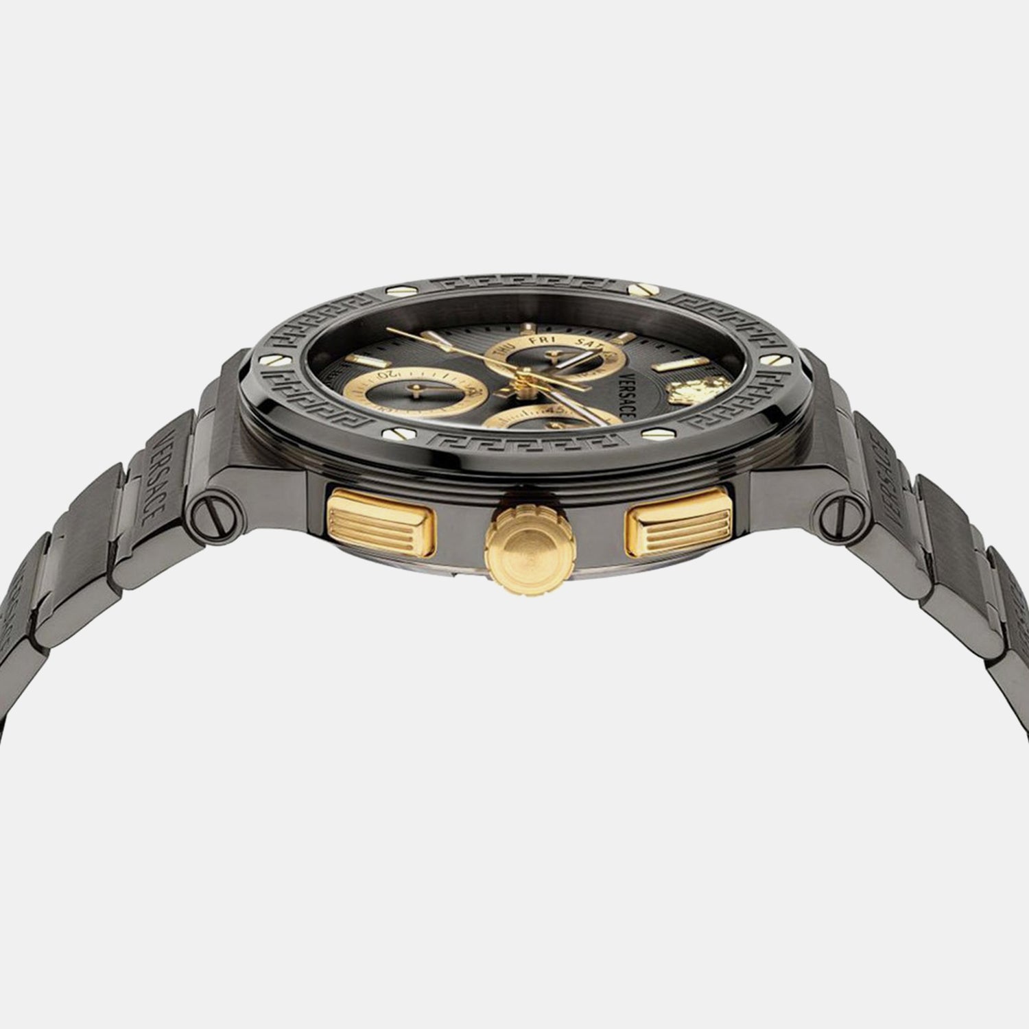 Greca Men Quartz Grey Dial Chronograph Stainless Steel Watch VEZ900521