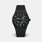 Men Automatic Black Dial Analog Stainless Steel Watch Velocity-black Sport Strap