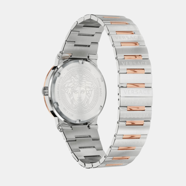 Versace Men Round Silver watch