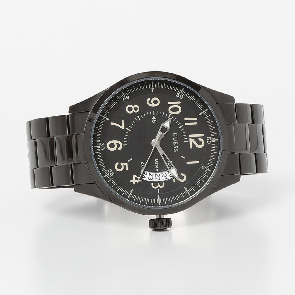Soho Men Quartz Black Dial Analog Stainless Steel Watch W1245G3