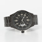 Soho Men Quartz Black Dial Analog Stainless Steel Watch W1245G3