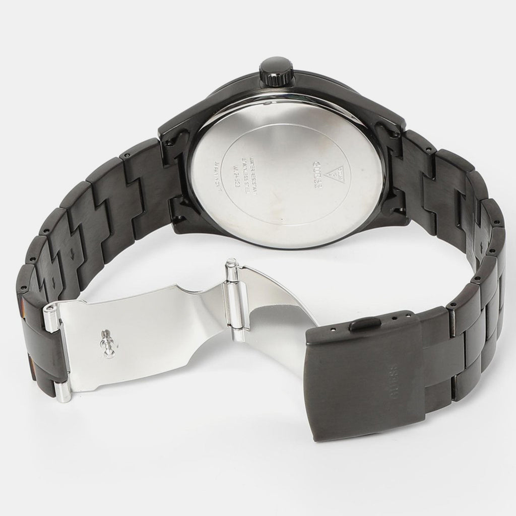 Soho Men Quartz Black Dial Analog Stainless Steel Watch W1245G3
