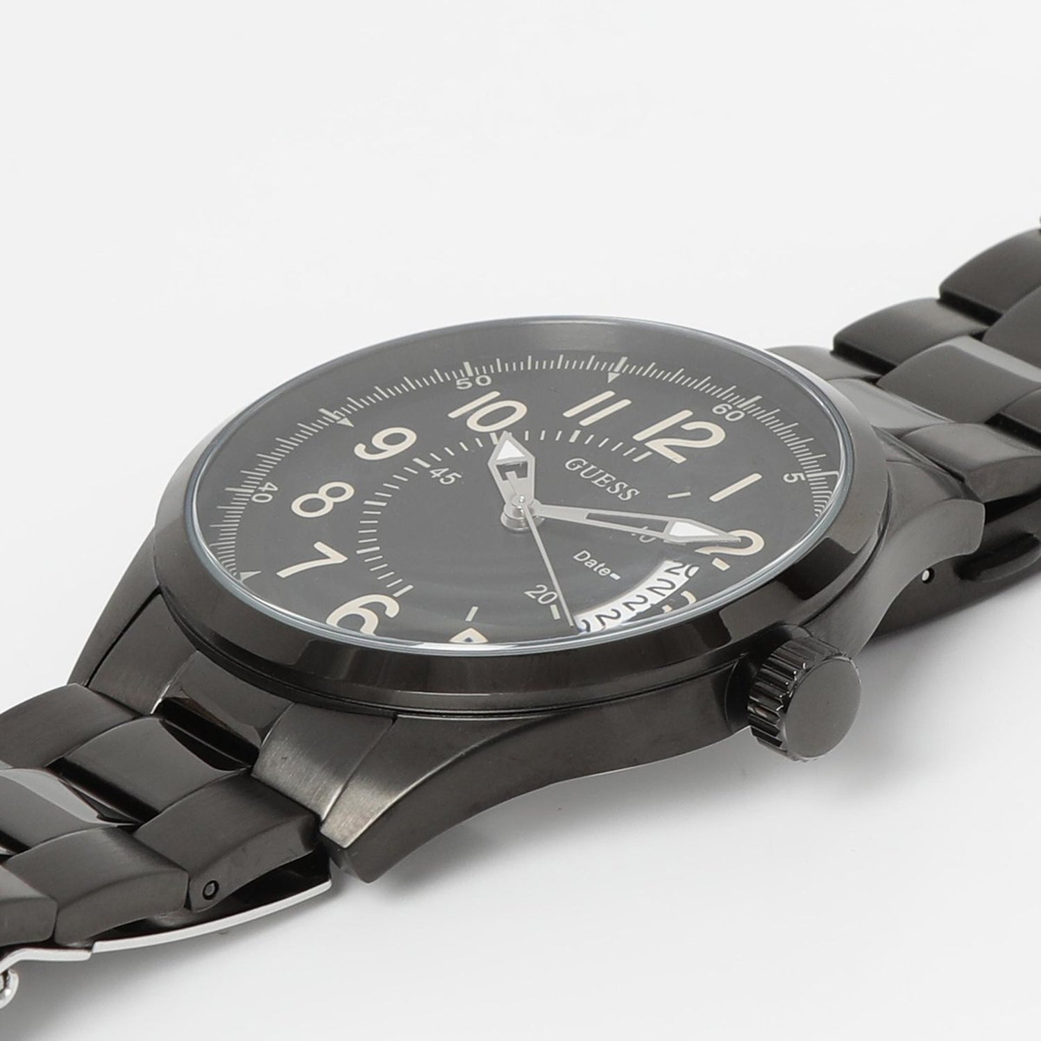 Soho Men Quartz Black Dial Analog Stainless Steel Watch W1245G3