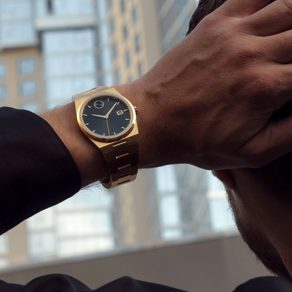 Movado Stainless Steel Round watch
