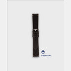 Men Sheep Nappa Leather Strap INTRO 2.0 DS - BLACK HAWK 20 MM