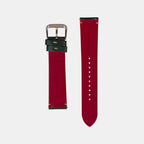 Men Sheep Nappa Leather Strap INTRO 2.0- DS - DEEP FOREST 22 MM