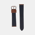Men Sheep Nappa Leather Strap INTRO 2.0 DS- GINGERBREAD 22 MM