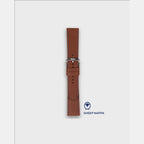 Men Sheep Nappa Leather Strap INTRO 2.0 PS - GINGERBREAD 20 MM