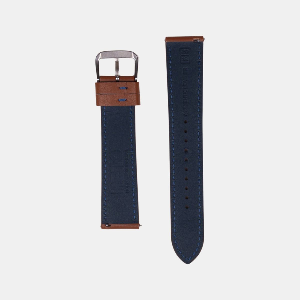 Men Sheep Nappa Leather Strap INTRO 2.0 PS - GINGERBREAD 18 MM