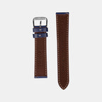 Men Sheep Nappa Leather Strap INTRO 2.0 PS - VAN GOGH BLUE 20 MM