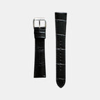 Men Croc Print Italian Leather Strap GRACE IN CROC99- TUXEDO 18 MM