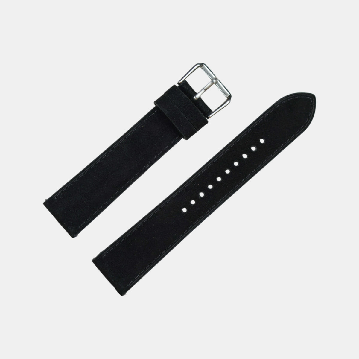 Men Suede Leather Strap GRACE IN SUEDE- WINTER NIGHT 22 MM