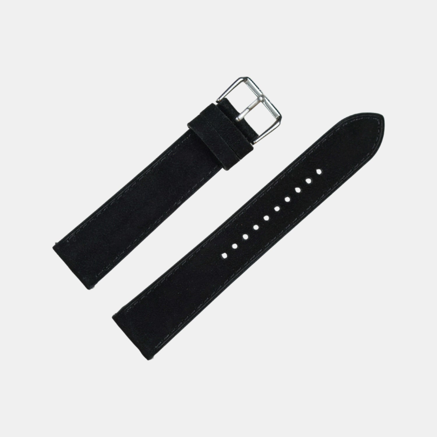 Men Suede Leather Strap GRACE IN SUEDE- WINTER NIGHT 22 MM