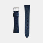 Men Italian Leather Strap VIBE - PEPPER CORN 22 MM