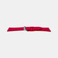 Men Italian Leather Strap VIBE - RED BERRY 20 MM