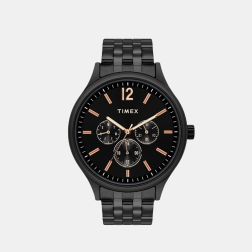Male Black Analog Stainless Steel Watch TWEG18405