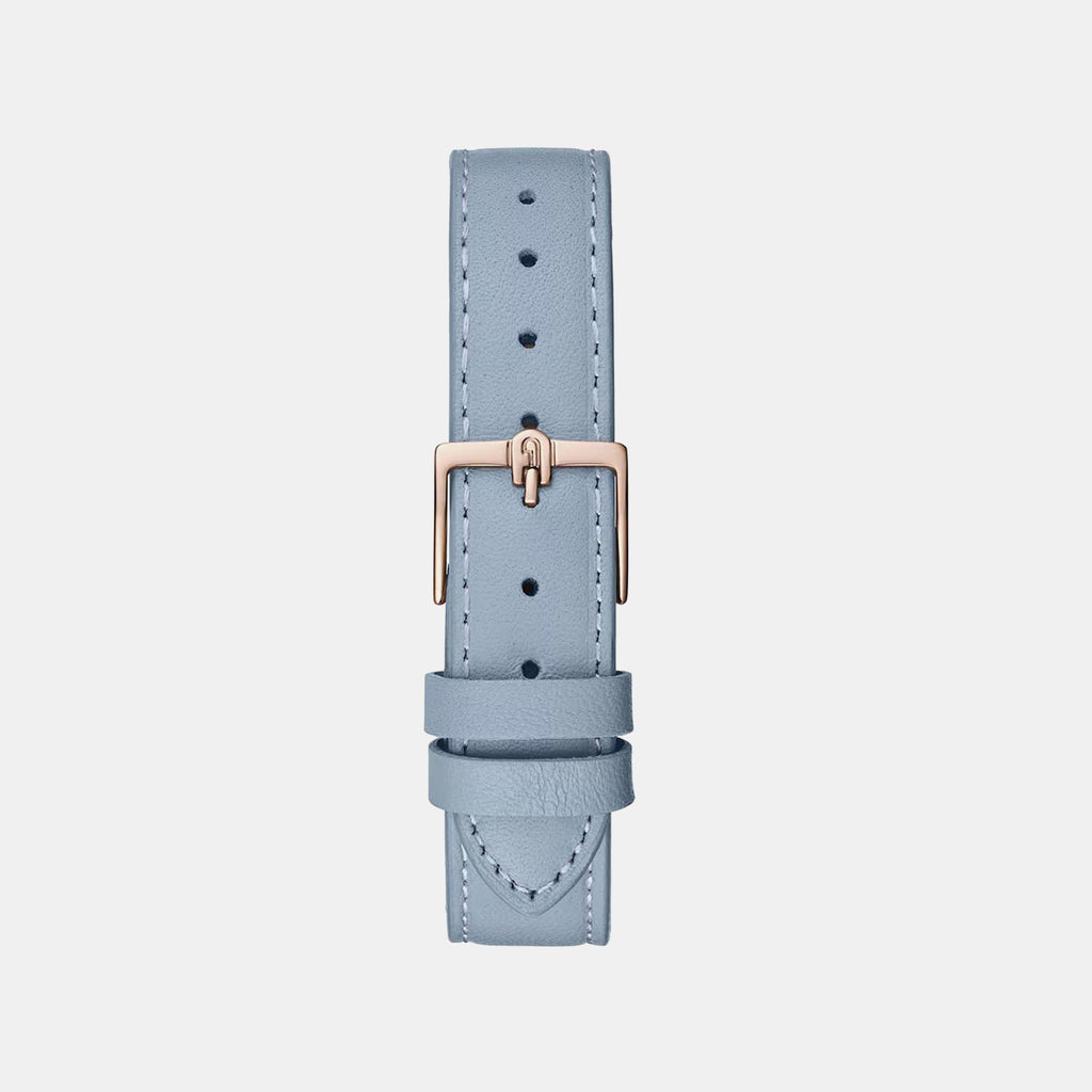 Women Quartz Silver Dial Analog Leather Watch WW00004006L3