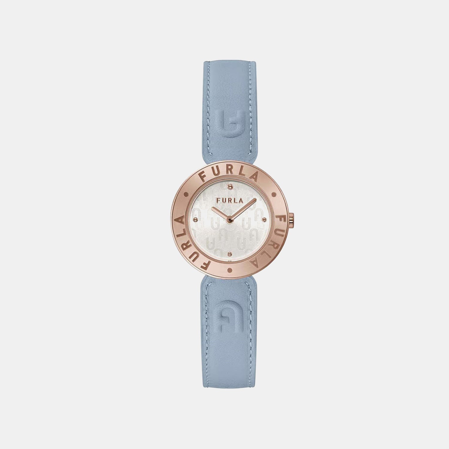 Women Quartz Silver Dial Analog Leather Watch WW00004006L3