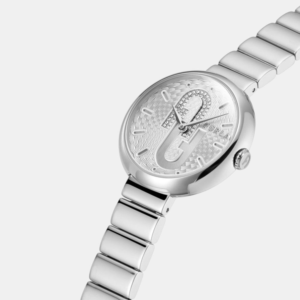 Furla Cosy Women Quartz Silver Dial Analog Stainless Steel Watch WW00005011L1