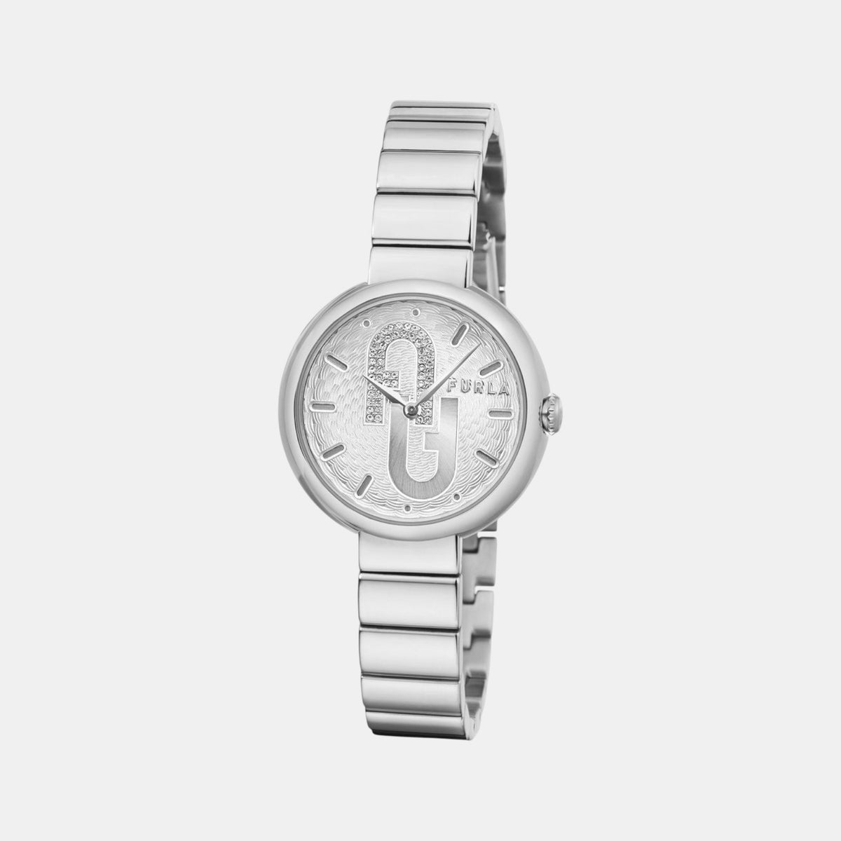 Heritage Women Quartz Silver Dial Analog Stainless Steel Watch WW00005011L1