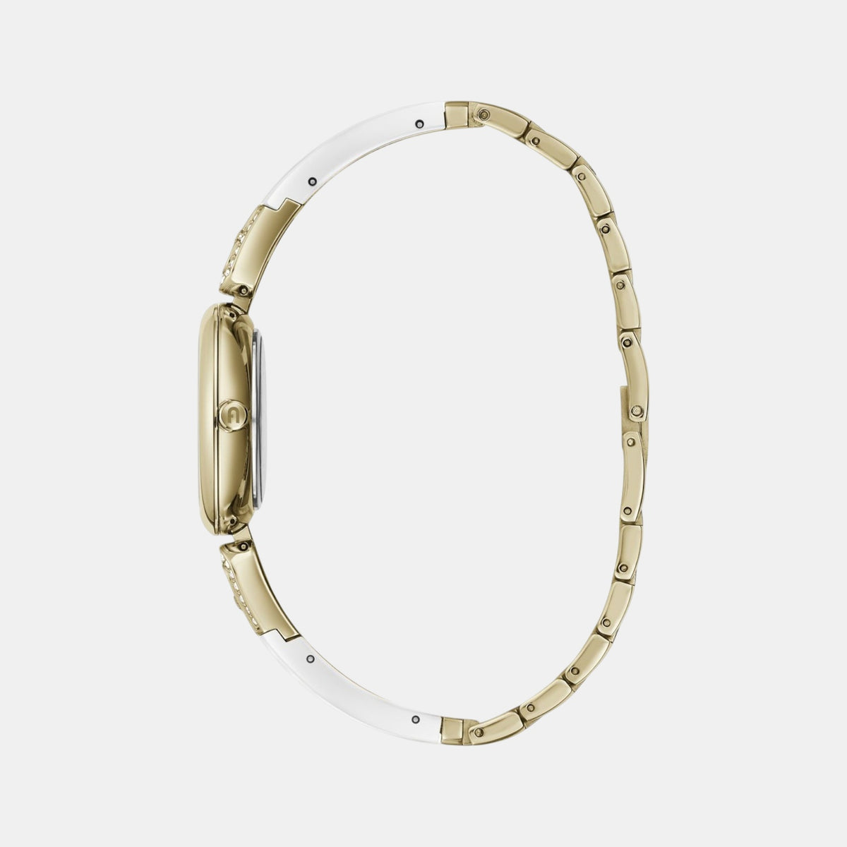 Bangle Women Quartz White Dial Analog Stainless Steel Watch WW00010003L2