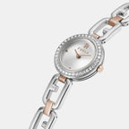Furla Arco Chain Women Quartz Silver Dial Analog Stainless Steel Watch WW00015006L5
