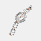 Furla Arco Chain Women Quartz Silver Dial Analog Stainless Steel Watch WW00015006L5