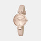 Furla New Pin Women Quartz Rose Gold Dial Analog Leather Watch WW00018004L3