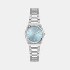 Women Quartz Blue Dial Analog Stainless Steel Watch WW00020009L1