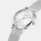 Women Quartz Silver-Tone Dial Analog Stainless Steel Watch WW00024004L1