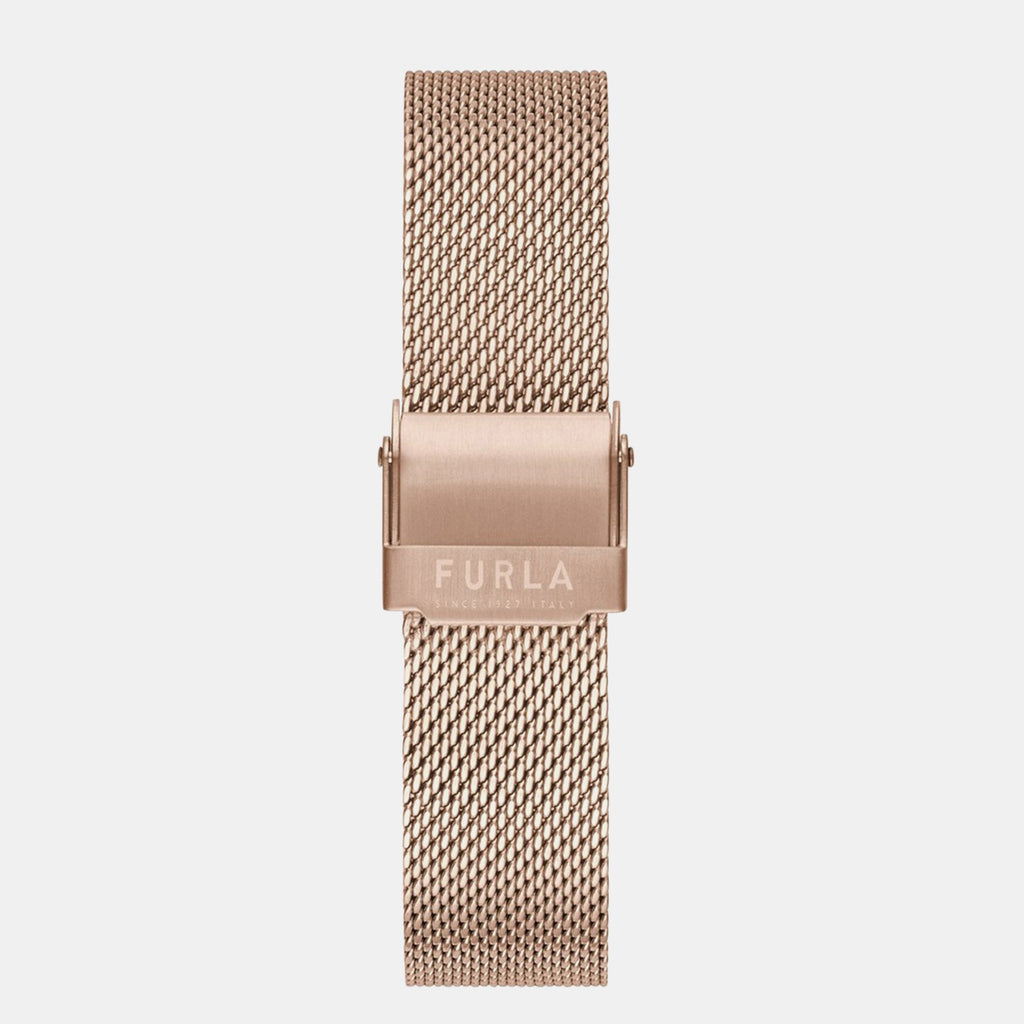 Furla Heritage Women Silver Dial Mesh Watch WW00024005L3