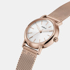 Furla Heritage Women Silver Dial Mesh Watch WW00024005L3