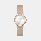 Women Quartz Silver Dial Analog Stainless Steel Watch WW00024005L3