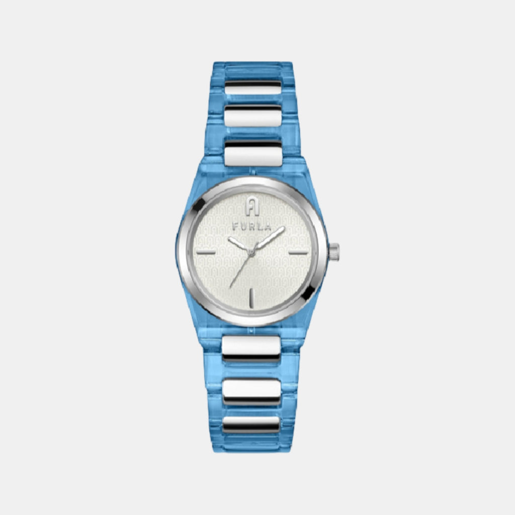 Furla Athleisure Women Quartz Silver Dial Analog Stainless Steel Watch WW00028007L1