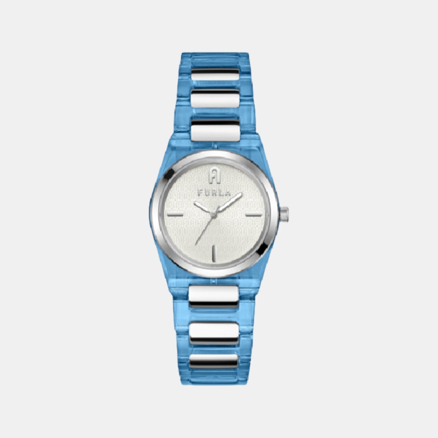 Furla Athleisure Women Quartz Silver Dial Analog Stainless Steel Watch WW00028007L1