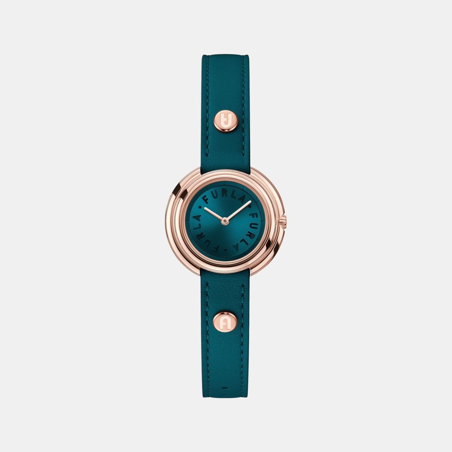 Furla Heritage Women Quartz Blue Dial Analog Leather Watch WW00031002L3