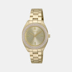 Furla Athleisure Women Quartz Champagne Dial Analog Stainless Steel Watch WW00038003L2