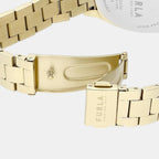 Furla Athleisure Women Quartz Champagne Dial Analog Stainless Steel Watch WW00038003L2